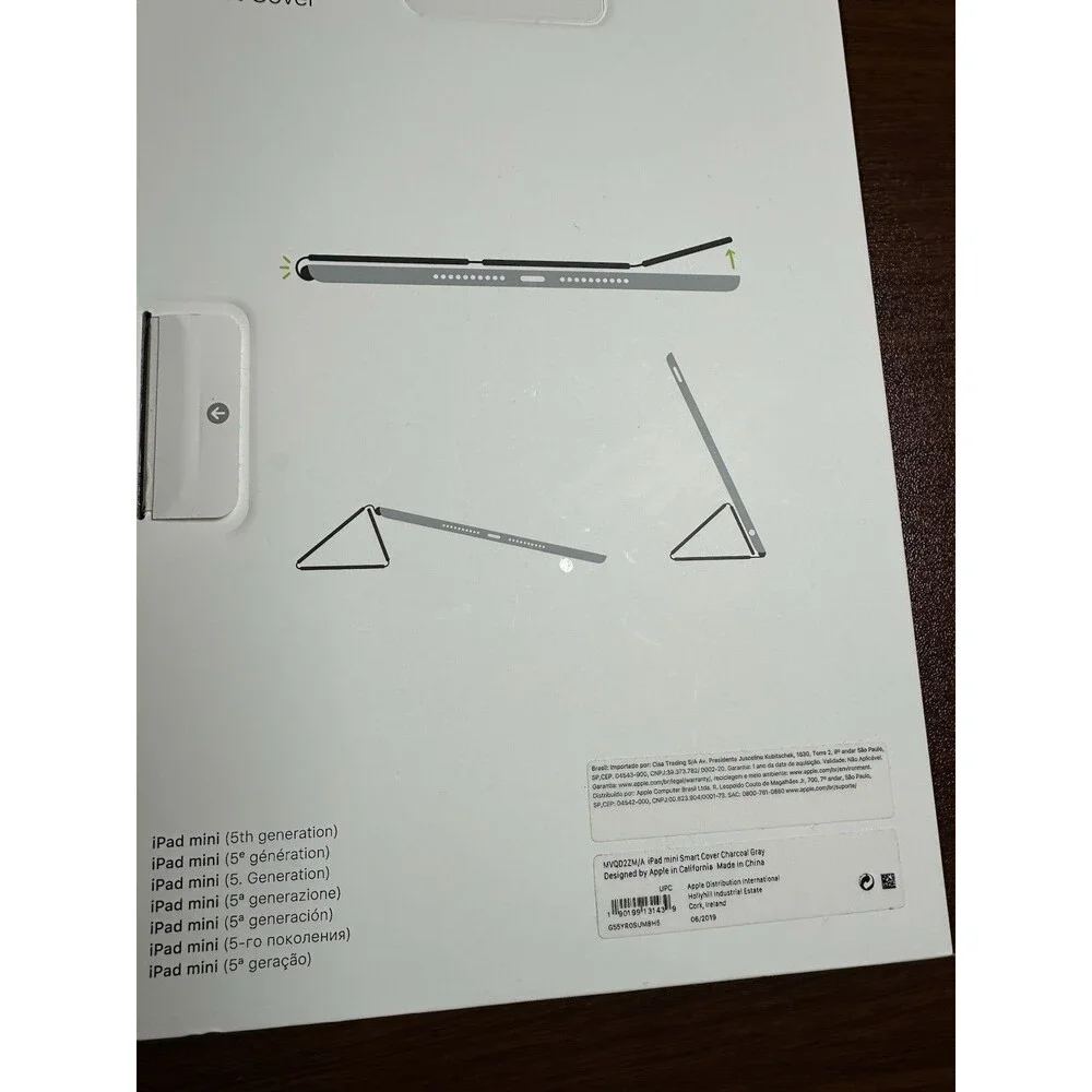 NEW Apple MVQD2ZM/A Smart Cover for iPad mini Charcoal Gray -(5th generation)